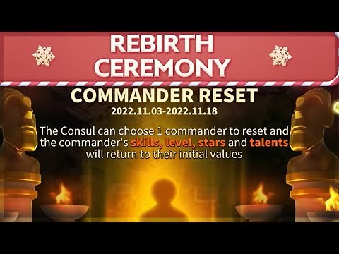 Commander Reset / Return Update | Rise of Kingdoms