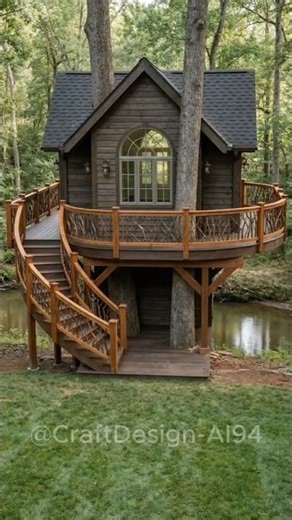 Trees to Luxury Treehouse 🌲 Amazing Build