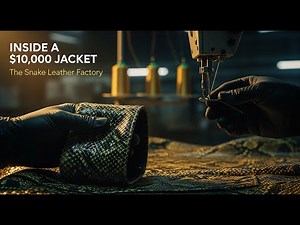 Inside the Snake Leather Factory: How Snake Skin Becomes Luxury Jackets & Designer Bags