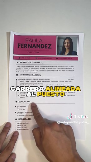 CV Perfecto: Destaca con Estructura Profesional