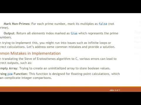 How to Calculate Prime Numbers Using the Sieve of Eratosthenes in C Programming