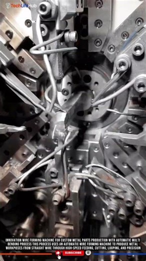 Innovation Wire Forming Machine for Custom Metal Parts Production with Automatic Multi Bending #tech