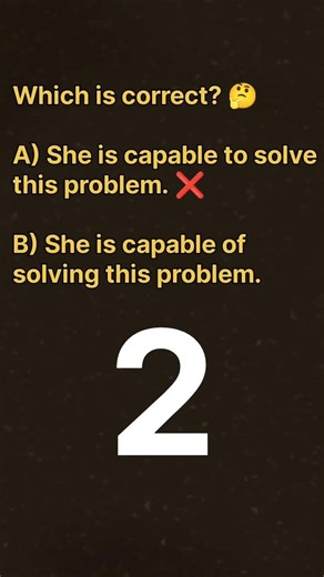 Only Smart People Get This Right 😏 | Capable of vs To