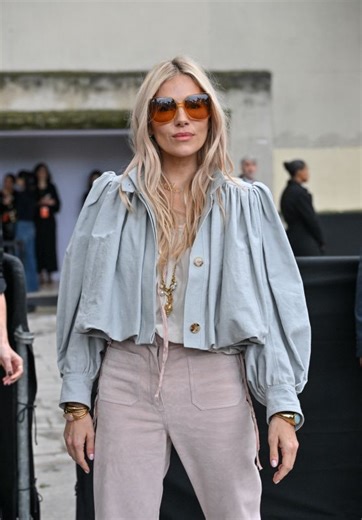 Sienna Miller Brings Bohemian Chic to Chloé PFW Show (09-26-2024) • CelebMafia