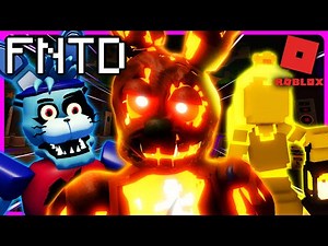 Roblox FNAF | Five Nights TD | Flaming Springtrap SAVES The Princess! Endless 8! [Part 58]