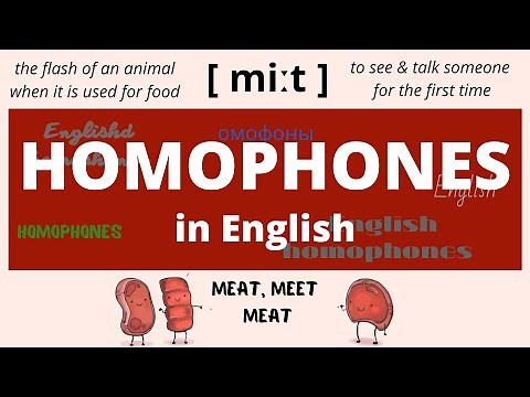 TOP 39 Homophones in English – Meanings & Examples