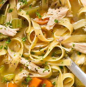 2M views · 293 reactions | Beautifully flavoured golden chicken broth, this is a classic everyone should know! 北 -->https://www.recipetineats.com/homemade-chicken-noodle-soup-from-scratch/ | RecipeTin | Facebook