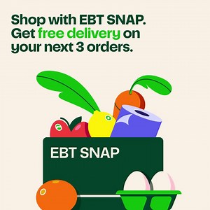 Make grocery shopping easy with Instacart and EBT SNAP. Shop for groceries online & get them delivered in as fast as 1 hour. Offer for free delivery/pickup on your first three (3) EBT SNAP eligible orders of $35 in 2022. Terms apply. | Instacart