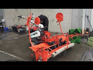 クボタ 管理機 TA10 平畝ロータリーマルチ (クボタ中古品マルチャー) 10PS