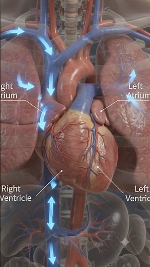 ❤️ How the Human Heart Works | 3D Medical Animation | Blood Flow Explained #healthcare #doctor