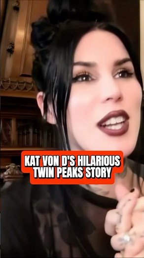 Kat Von D goes to Twin Peaks for the first time 😂 #katvond