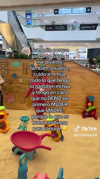 Tranquila, porque así como salgo y me divierto, también soy buena madre