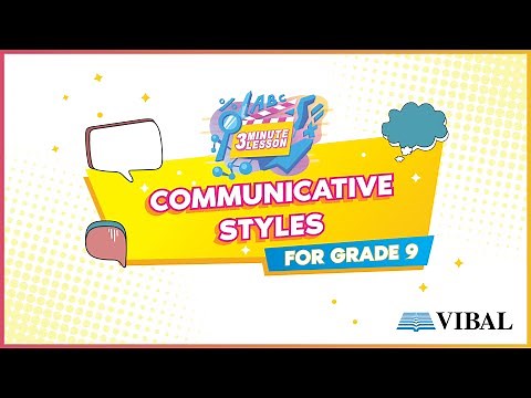 [3-Minute Lesson] Communicative Styles