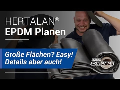 HERTALAN® EASY COVER - EPDM Planen nach Maß | Einfach CARLISLE®