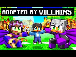 Adopted By SUPERVILLAINS In Minecraft!