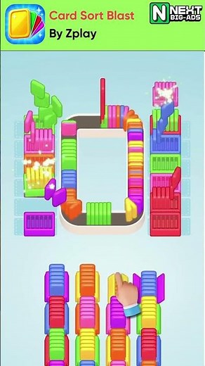 Card Sort Blast - Watch These Cards Sort PERFECTLY 👀🔥 #nextbigads #mobilegames