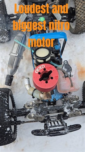 biggest and loudest nitro rc car engine #shorts