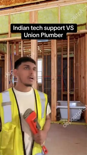 Indian tech support VS Union Plumber - iFunny