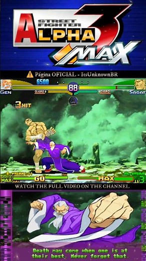 Gen Mastery! Street Fighter Alpha 3 Max!