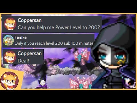 Level 200 in 100 Minutes | Night Walker leveling | MapleStory | GMS