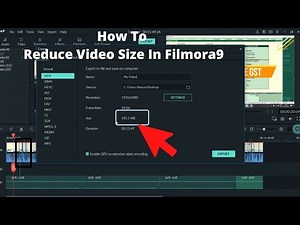 How To Reduce Video Size Without Losing Video Quality In Filmora 9 | Technical Tyagi