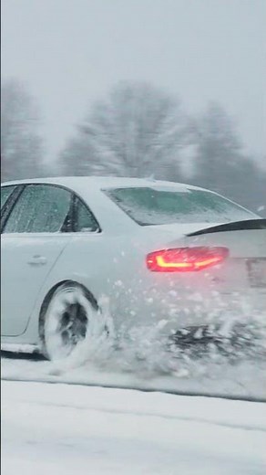 Some Audi S4 Snow Drifts! #audis4 #b8s4 #supercharged