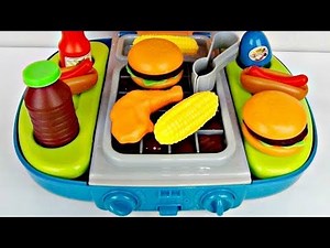 Superhero Clay DIY Creations Barbecue BBQ Cooking Grill Pretend Play!