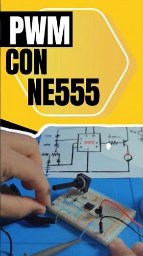 ¿Controlar un motor con un solo NE555? Así funciona el PWM explicado paso a paso ⚡