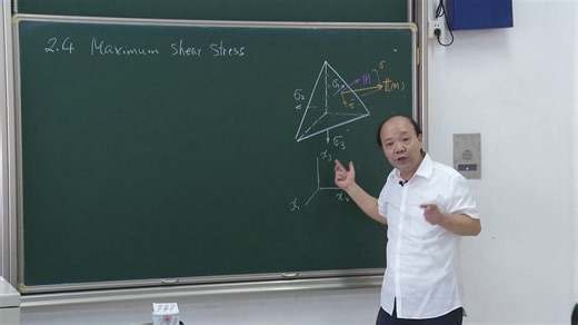 【国家一流课程】张俊乾 弹性力学（第七讲: Maximum shear stress and von Mises stress）