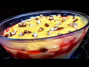 QUICK SIMPLE AND EASY | TRIFLE PUDDING | TRIFLE | TRIFLE PUDDING RECIPE by kitchen counter