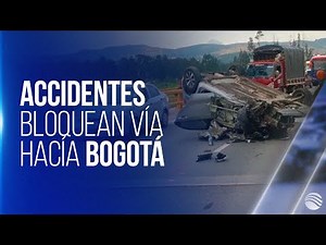 Grave accidente entre una tractomula y un vehículo particular