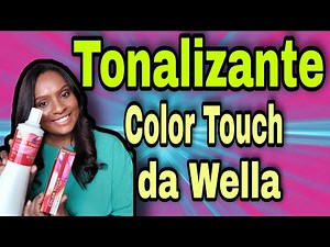 🖌️Tonalizei meu cabelo Color Touch da Wella Cabelo alisado - Angela Benevides.