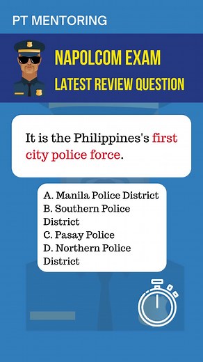 Napolcom Exam Questions and Answers - General Information
