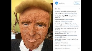 Wait until you see what this Donald Trump sculpture is made of