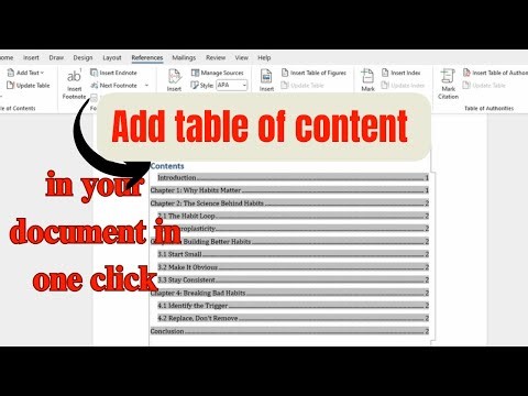 How To Make a Clickable Table of Contents in Word in 5 Minutes!