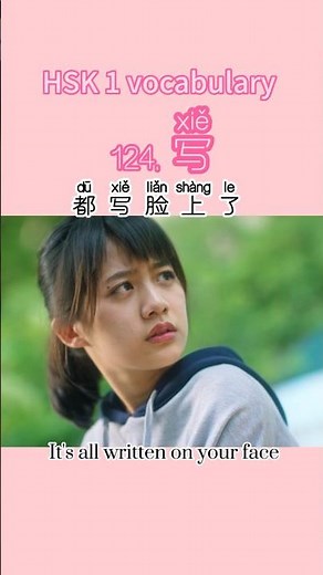 Basic Chinese words according to the HSK 1 vocabulary写