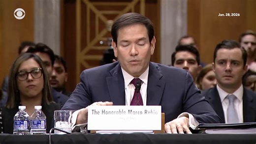 "We had in our hemisphere a regime operated by an indicted narco-trafficker that became a base of operation for virtually every competitor, adversary and enemy in the world," Secretary of State Marco Rubio said testifying before the Senate Foreign Relations Committee about the U.S. policy toward Venezuela on Wednesday. "It was an enormous strategic risk for the United States." https://cbsn.ws/45vOHaA | CBS News
