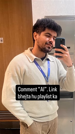 Divyam Dawar on Instagram: "Comment “AI” to get link. Sirf Python/ML/DL padhne se kaam nahi chalega guys. Thoda bhot devops or cloud bhi seekhna pasta hai to build scalable solutions. Bas fatafat comment kardo kuch bhi, aur tumhe best devops youtube playlist ka link bhejta hu DMs me. . . [ ai, data science, machine learning, analyst, python, coding, developer, devops, ci/cd, azure, gcp, aws, devsecops ] . . #ai #datascience #devops"