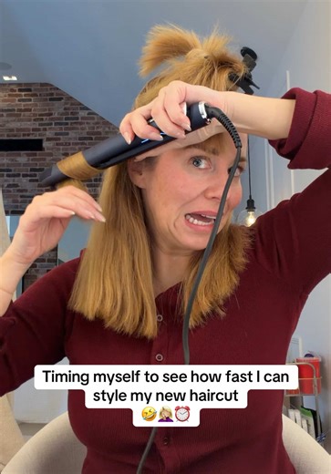 Quick Hair Styling Tutorial: Timing My New Haircut