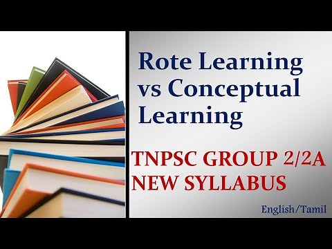 Rote learning / Conceptual learning / TNPSC /General Science / Class-2