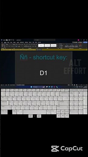 enye laptop keyboard letter Ñ ñ shortcut key for computer