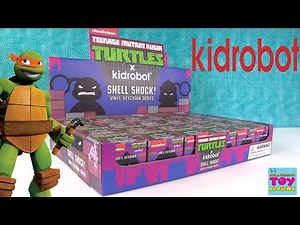 Teenage Mutant Ninja Turtles Kidrobot Shell Shock Vinyl Keychain Series Unboxing TMNT | PSToyReviews