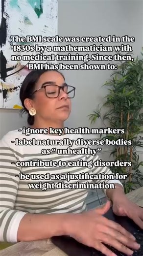 The BMI scale is an outdated system. We keep using despite evidence showing it doesn’t work. The truth? BMI was never designed to measure individual health. It was created to study population trends yet it is still being used to determine everything from insurance rates to medical care quality. Your health deserves a more complete picture one that looks beyond numbers and considers the whole person | Body Liberation with Oly