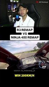 Yamaha R3 VS NINJA 400 🥶 #yamaha #kawasaki #dragrace #speed #racing