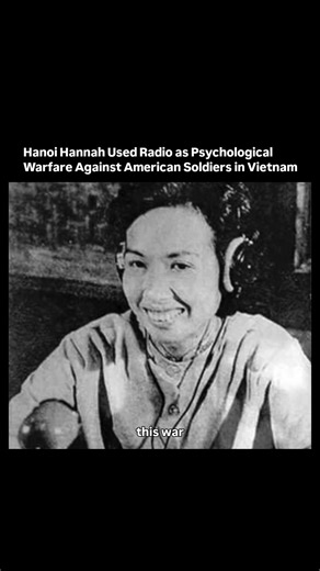 (Follow) us @past.insight During the Vietnam War, Hanoi Hannah became...