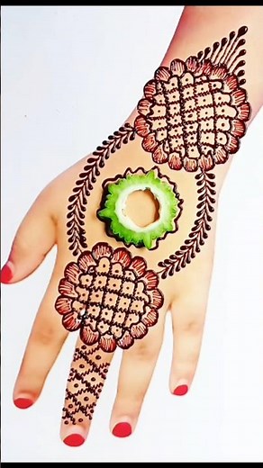 aesthetic mehndi design ll mehndi design simple and easy ll