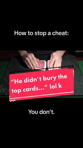 It doesn’t matter what you ask. A cheat will always win becuase they’ve learned things you have no idea about. #sleightofhand #poker #magictrick #trick #texasholdem #wsop #king #playingcards