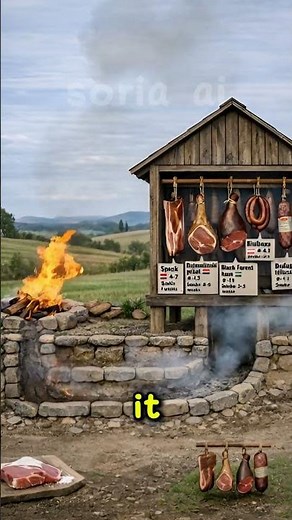 Traditional Cold Smoking System | Ancient Cooking Process