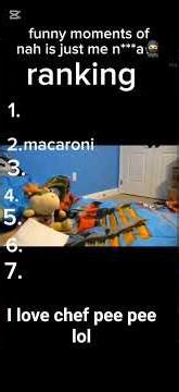 funny moments with chef pee pee saying nah its just me n***a🥷🥷🥷