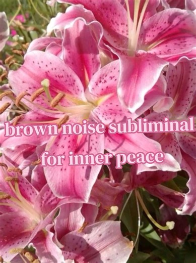 subliminal for inner peace and meditation with brown noise and ocean sounds 🌸 100% safe!! #manifestation #subliminal #forsleep #spirituality #peace